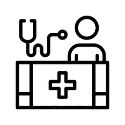Healthcare clinics icon